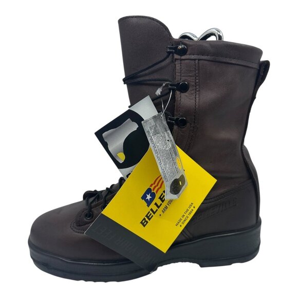 Belleville Wet Weather Steel Toe Flight Boot UNISEX 9.0M 11.0W Wide Brown 330ST - Picture 2 of 16